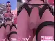 [Strapy] Overwatch Futanari girls showing it (3D)